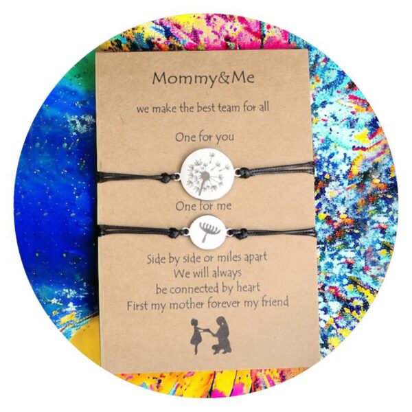 Set van twee armbandjes Mommy and me
