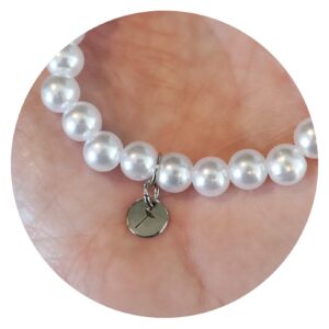 Armband Parelmoer met pluis