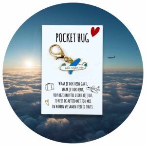 Pocket Hug vliegtuigje