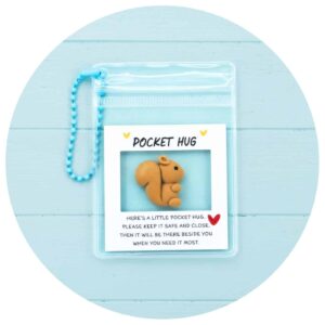 Pocket Hug sleutelhanger eekhoorn