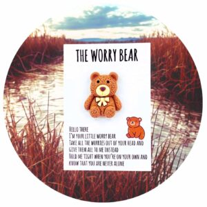 Pocket Hug worry bear bruin