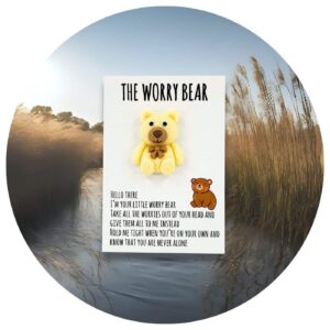 Pocket Hug worry bear crème