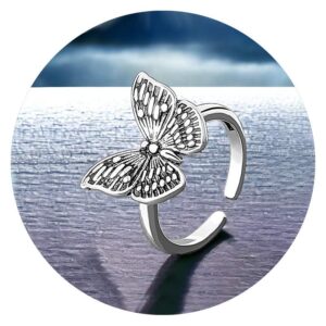 Ring met prachtige vlinder