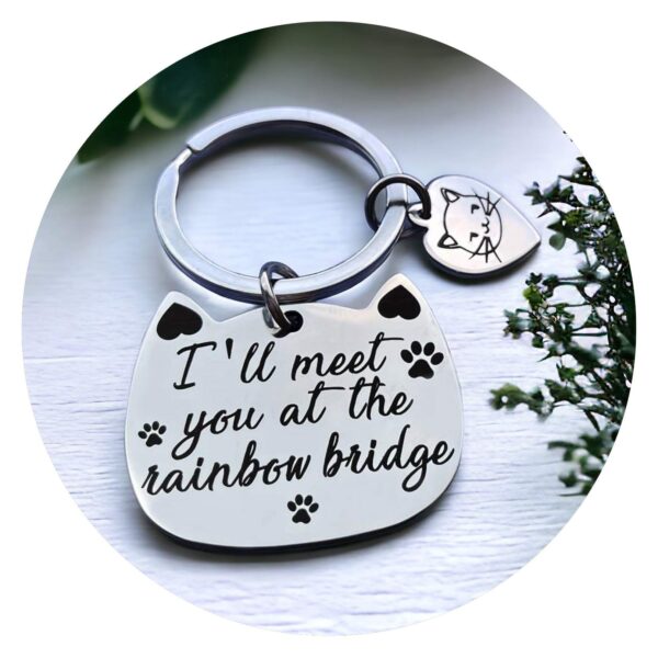 Sleutelhanger I'll meet you at the rainbowbridge