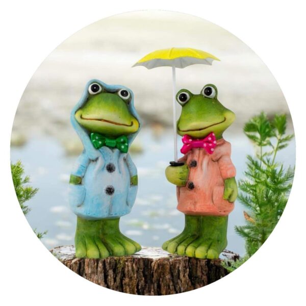 Kikkers met paraplu