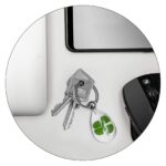 Sleutelhanger klavertje vier