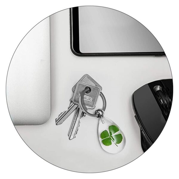 Sleutelhanger klavertje vier