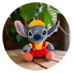 Stitch knuffel met hippe tuinbroek