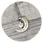 Urn ketting I love you to the moon and back