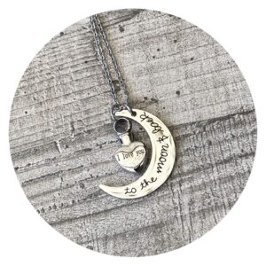 Urn ketting I love you to the moon and back