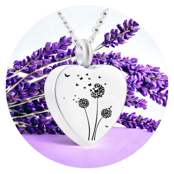 Urnketting pluis met vlindertjes