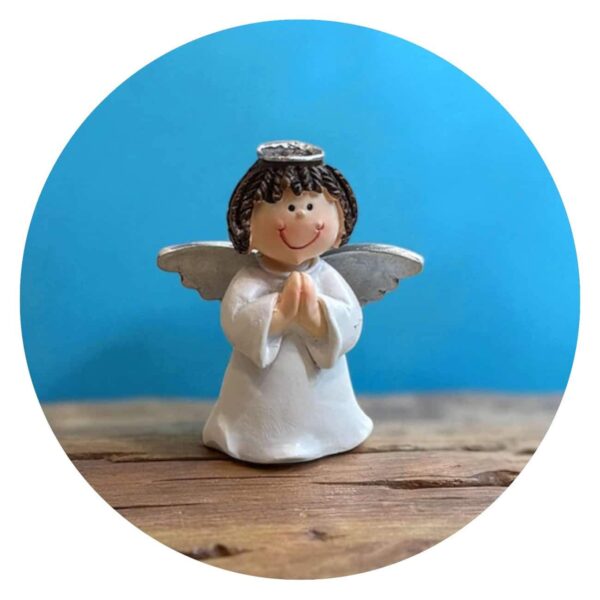 Vrolijke engeltjes - met ster, hartje, gevouwen handjes of vogeltje