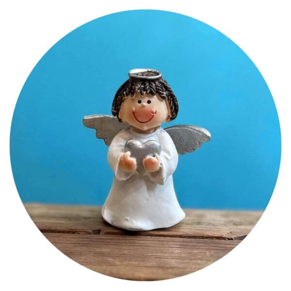 Vrolijke engeltjes - met ster, hartje, gevouwen handjes of vogeltje