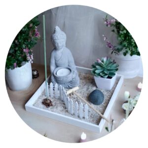 Zen setje met Boeddha