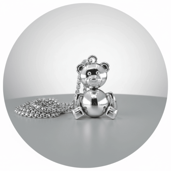 Halsketting met teddybeer vooraanzicht