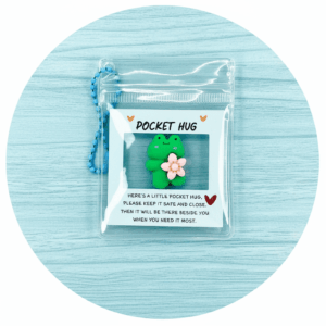 Pocket Hug sleutelhanger kikker